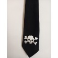 Black Skull Tie