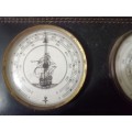 Antique/Vintage Barometer and Thermometer