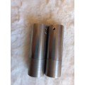 Stainless steel salt and pepper set