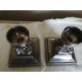 Stunning Silver plated candle holders very heavy