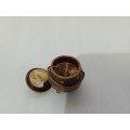 Brass potjie pot for printers tray