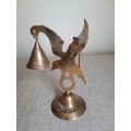 Stunning brass dinner bell