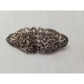 Antique Halmarked brooch combination dress clip