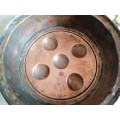 Vintage/Antique copper egg poacher/escargo pan