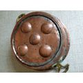 Vintage/Antique copper egg poacher/escargo pan