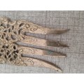 Lovely ornate ornamental fork from Italy (damaged)