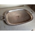 Stunning silver plated tray