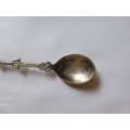 Lovely silver plated collecters teaspoon