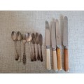 A few odd cutlery pieces