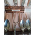Mid Century Tea and Cake cutlery, Warwick pattern Angora plate EPNS