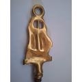 Brass Mayflower cork screw
