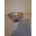 Lovely silver plated footed sweet bowl