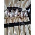 5 x Large epns teaspoons in excellent condition