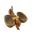 Brass donkey ornament