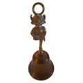 Large brass Pixie bell, no clapper, 16cm high