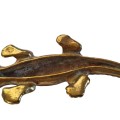 Brass crocodile ornament