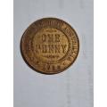 1936 Australian Commonwealth One Penny