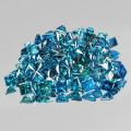 DIAMONDS  - 0.36tcw Blue Princess Natural Loose Diamonds Lot