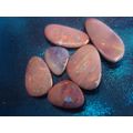 OPAL LOT~8.9tcw Multi Color Flashing On Blue, Doublet Opal Loose Gemstones Lot