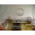 Gold Foil Dollar Note - 1999 $1 Gold Foil Note - Limited Numbers