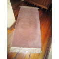 2 STUNNING DUSKY PINK CHINESE RUGS  ITEM NO 2087. Less 15% off marked price
