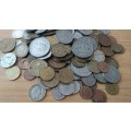 Lot Of 150 + International Coins. Bid Per Coin For All