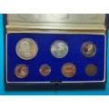 Beautiful 1968 South African Proof Set With Silver R1