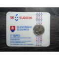 2016 Slovakia 2 Euro Unc Coin