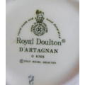 Royal Doulton MINIATURE CHARACTER JUG - D'Artagnan