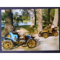 Teuf-Teuf Vintage French Motoring POSTCARD - 1902 Renault and 1903 De Dion