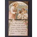 Italian FIRST COMMUNION CARD - Osvaldo Barbero 1916