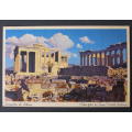 TWA Airlines POSTCARD - Acropolis at Athens