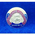 - ZAR 1902 War Veterans Association Badge -