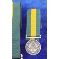- Closure Commemoration Full Size (Nr 6252) & Miniature Medal Combo -