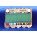 - Court Mounted Miniature Group of 5 x SADF Medals -