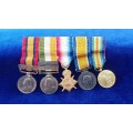 - Gorgeous Group of 5 x Miniature Boer War & WW1 Medals -