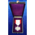- Imperial Japanese Order of the Rising Sun 8th Class Medal in Box of Issue -