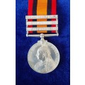 - QSA (Queen`s South Africa Medal) with 3 x Clasps to Clerk F.R. Clementz. A.S.C.  -