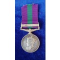 -  General Service Medal with Palestine Clasp 1945 - 1948 to EC.13264 PTE. B.R Amfhikela. A.P.C. -