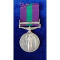 -  General Service Medal with Palestine Clasp 1945 - 1948 to AS. 10437 PTE. A. Khenthe. A.P.C. -