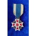 - Romania Kingdom, An Order of the Crown of Romania, 5th Class Knight, Civil Division -