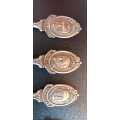 Set of 6 Collector Spoons (H.F Verwoerd,B.J Vorster,D.F Malan,J.G Strijdom, J.C Smuts,J.B.M Hertzog)