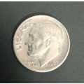 1967 United States of Amercia Liberty One Dime (Franklin D. Roosevelt) - Circulated