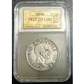 Kingdom of Italy 1927R A.VI  Vittorio Emanuele III 20 Lire Silver Coin - GRADED VF20