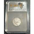 Kingdom of Italy 1937R XV 5 Lire Silver Coin - GRADED XF45