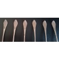 Set of 5 Antique/Vintage Hallmarked Gerritsen`s Dutch Silver Teaspoons