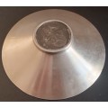 Stainless Steel Bowl with Embdedded Coronation of Maria Anna Medal Reproduction Medal