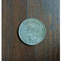 1937 East Africa Silver Half Shilling Coin