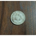 1955 Mocambique 10 Escudos Silver Coin