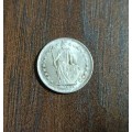1952 Switzerland 1/2 (half) Franc Silver Coin